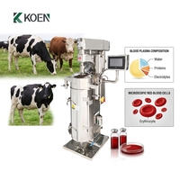 Séparateur de sang tubulaire à grande vitesse de centrifugeuse de séparation spéciale de sang de porc pour l'alimentation d'étang à poissons
