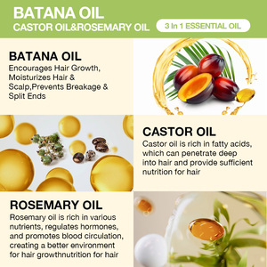 Các Nhà Sản Xuất Bán Buôn Tinh Khiết Tự Nhiên Chống-Rụng Tóc Tái Sản Xuất 3 Trong <span class=keywords><strong>1</strong></span> Batana Dầu Thương Hiệu Riêng Hữu Cơ Batana Dầu Cho Sự Tăng Trưởng Tóc - Product Image 4