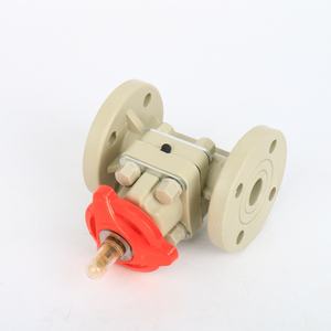 टिकाऊ उच्च गुणवत्ता मैनुअल रासायनिक डायाफ्राम वाल्व संक्षारण प्रतिरोधी pph डायाफ्राम वाल्व - Product Image 4