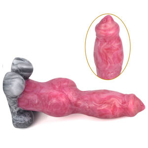 YOCY-284 9 인치 뜨거운 판매 현실적인 인공 실리콘 늑대 남근 에로틱 개 항문 플러그 딜도 섹스 토이 여성 자위대 - Product Image 4