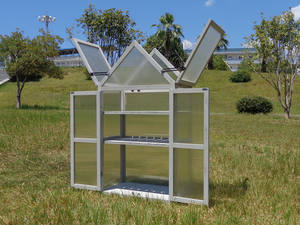 Modern Polycarbonate Mini <b>Greenhouse</b> Kit with Tiered <b>Plant</b> Stand-US Warehouse Fast Shipping for Indoor/Outdoor Patio Garden Use - Product Image 4