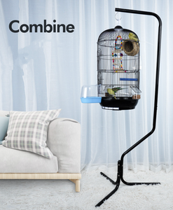 <span class=keywords><strong>Cage</strong></span> suspendue pour oiseaux avec étagère, vente en gros - Product Image 2