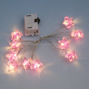 Luci a Stringa LED Natalizie a Forma di Stella e Rotonde, Alimentate a Batteria, per Decorazioni Festive di Capodanno e Casa, Luci Fatate per Cielo Stellato - Product Image 5