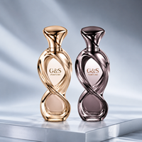 Flacon de parfum personnalisé avec impression sérigraphique, design nouveau, de haute qualité, unique et élégant, flacon en verre vide avec vaporisateur.