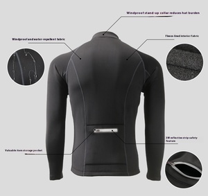 Conjunto de Ciclismo Térmico de Invierno Unisex, Jersey y Pantalones de Ciclismo Transpirables de Forro Polar, Traje de Ciclismo para Carretera y Montaña - Product Image 3