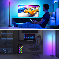 Barres lumineuses LED intelligentes L'éclairage ambiant de télévision RGBW fonctionne avec Alexa Barre lumineuse LED Wi-Fi Google Home synchronisée avec la musique