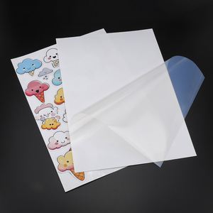 Papel Adhesivo de Vinilo para Impresión de Inyección de Tinta FX A4 A3 8.5"x11", Papel de PVC Transparente Personalizado, Papel Adhesivo Impermeable - Product Image 3