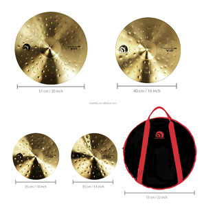Beatello JBK Drum Kit 22''Bass Drum 5 Drum 4 Cymbal Music Percussion Instrument Tilleul Drum Set pour débutants - Product Image 5