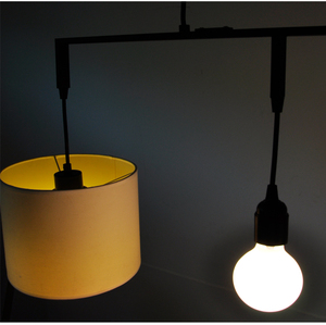 Nuevo diseño E27 minimalista luz mixto cuatro en una tela metálica colgante lámpara - Product Image 6