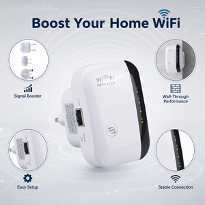 Répéteur WiFi CA-300M 300 Mbps 2,4 GHz Amplificateur de Signal Sans Fil Extension de Portée avec Port RJ45 pour Maison, Bureau, Usine OEM - Product Image 2
