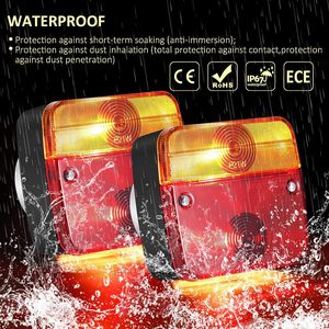 Kit <span class=keywords><strong>de</strong></span> <span class=keywords><strong>feux</strong></span> arrière <span class=keywords><strong>de</strong></span> <span class=keywords><strong>remorque</strong></span> magnétiques Emark 12V <span class=keywords><strong>feux</strong></span> <span class=keywords><strong>de</strong></span> <span class=keywords><strong>plaque</strong></span> d'immatriculation indicateur d'arrêt <span class=keywords><strong>de</strong></span> frein <span class=keywords><strong>de</strong></span> camion <span class=keywords><strong>avec</strong></span> connecteur à 7 broches et câble <span class=keywords><strong>de</strong></span> 7.5m - Product Image 6