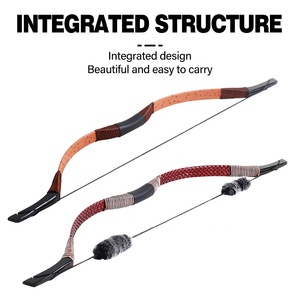 Arco Tradicional SPG para Niños, Arco Recurvo para Caza y Juego de Flechas, <span class=keywords><strong>15</strong></span> Libras, Arco Largo Deportivo de Madera Laminada Hecho a Mano en China - Product Image 6
