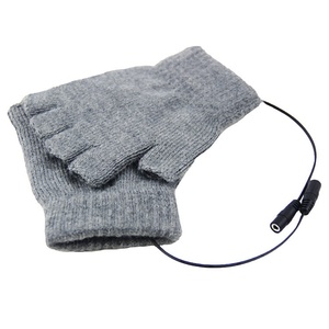Los Mejores Guantes Calefactables Eléctricos de Grafeno con USB, de Medio Dedo, Tejidos, para Conducir, Deportes y Pesca - Product Image 1