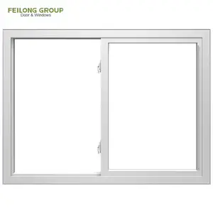 Avustralya standart AS2047 NFRC standart fabrika düşük E çift cam basit tasarım sürgülü balkon penceresi alüminyum sürgülü pencere