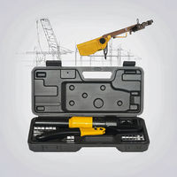 Pince à sertir hydraulique portable Coolmax DIY en acier au carbone, pour bornes de câble, système de mesure métrique