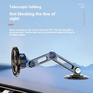 Support de téléphone en métal pliable <span class=keywords><strong>Magsafe</strong></span> magnétique rotatif à 720 degrés <span class=keywords><strong>chargeur</strong></span> <span class=keywords><strong>meilleur</strong></span> support de voiture pour tous les téléphones mobiles - Product Image 3