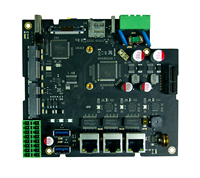 Contrôleur PLC industriel OpenEmbed avec écran tactile 4,3'' RS485 pour mémoire LPDDR4 4K Modbus TCP/RTU Automatisation programmable