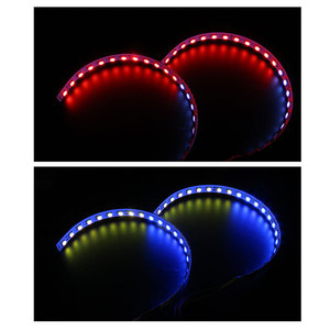 แหวนรูปนางฟ้า LED 12V สำหรับปรับแต่งรถยนต์การอัปเกรดด้วยการเปลี่ยนสี RGB - Product Image 5