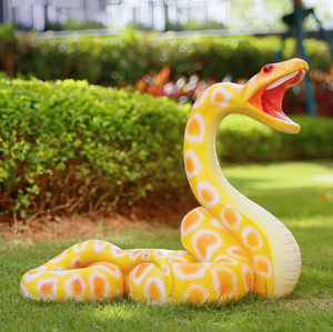 Sculptures de serpents grandeur nature en résine et fibre de verre, <span class=keywords><strong>animaux</strong></span> de safari réalistes, taille personnalisée, <span class=keywords><strong>location</strong></span> - Product Image 1