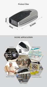 Xách tay không dây 2.4Ghz CMOS tiện dụng 1D 2D Máy Quét Mã Vạch Mini QR code Reader BT có sẵn - Product Image 6