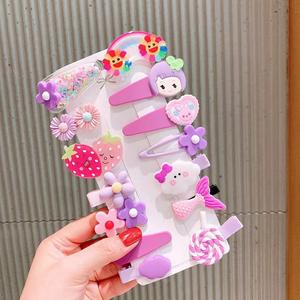 Vendita calda 14 pz/set carine mollette per bambini fermaglio per capelli per bambini Set di accessori per gioielli Set di fermagli per capelli - Product Image 6
