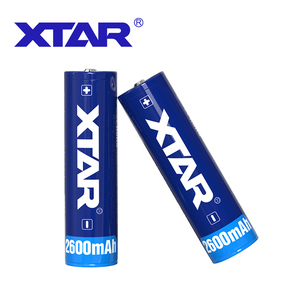 بطارية أسطوانية محمية من نوع XTAR بتيار تفريغ أقصى 4.5 أمبير، 18650 3.7 فولت 2600 مللي أمبير في الساعة، خلية ليثيوم أيون عالية القدرة لبطاريات السكوتر - Product Image 4