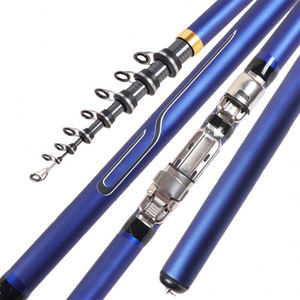 A1 Ultralight Casting Sea Fishing Hand Pole 3.6-6.3M Portable Télescopique En Fiber De Carbone Power Surf Spinning Rods <span class=keywords><strong>pour</strong></span> Lake <span class=keywords><strong>Stream</strong></span> - Product Image 1