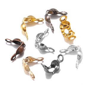 Boucles de bijoux St. Kunkka 4x7mm, crochets de fer plaqué pour la fabrication de bijoux DIY, accessoires à double extrémité avec deux trous - Product Image 3