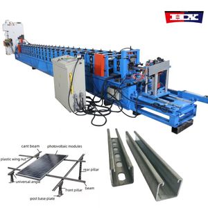 Hoàn toàn tự động quang điện khung năng lượng mặt trời PV strut kênh Bảng điều khiển gắn cấu trúc cuộn hình thành máy - Product Image 2