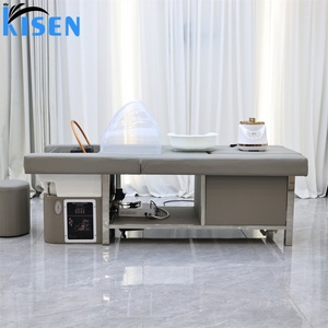 Kisen Complete Electric Lifting Bed Head Spa Shampoo Bed Includes Foot <b>Bath</b> Sink Salon <b>Table</b> Worldwide Voltage Customization - Product Image 3