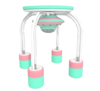 Équipement de divertissement intérieur populaire Easyfun : Fort Naughty, piscine à balles, machine de jeu à balles colorées, pour les 3-12 ans, capacité 5 enfants