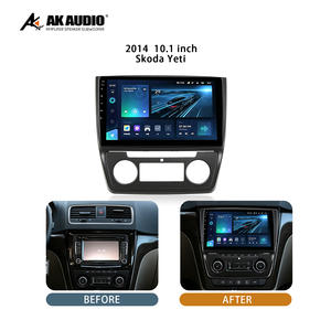 Kit de modification de tableau de bord pour autoradio Android 10,1 pouces <span class=keywords><strong>Skoda</strong></span> <span class=keywords><strong>Yeti</strong></span> 2014 avec cadre simple en ABS - Product Image 6