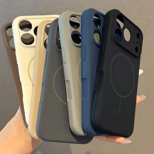 Funda de Silicona Líquida de Lujo Original para iPhone 18 17 Air 16 15 14 13 17 Pro Max Plus, Magnética, Antigolpes, Mate, Suave - Product Image 2