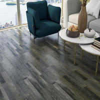 Revêtement de sol SPC imperméable de luxe, planches de vinyle à effet bois, finition PVC composite, dalles de sol SPC, sols à clipser avec sous-couche IXPE