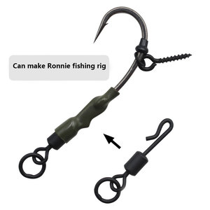 TOPIND Émerillons de pêche à changement <span class=keywords><strong>rapide</strong></span> noir mat bon marché d'usine de style de vente chaude pour la <span class=keywords><strong>carpe</strong></span> - Product Image 5