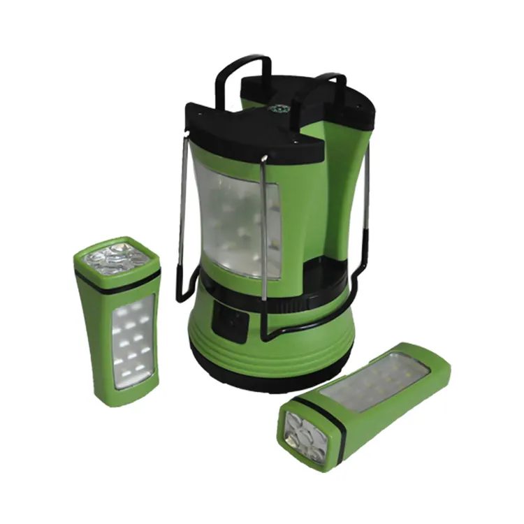 Led Oplaadbare Camping Lantaarn Met Afneembare Torch Voor Outdoor