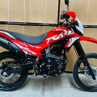 200CC / 250CC İsteğe Bağlı Arazi Motosikleti Tek Silindirli Off Road Motosiklet Yüksek Yerden Yükseklik Enduro Motosiklet Afrika için