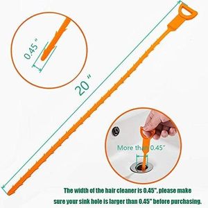 5 trong 1 bồn rửa rắn Cleaner cống Auger tóc Catcher bồn rửa nạo vét cống làm tắc nghẽn ống Remover làm sạch bàn chải - Product Image 3