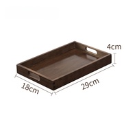 Offre Spéciale plateau rectangulaire en bambou personnalisé écologique hôtel Restaurant Barbecue plats et assiettes pour tasses à thé et fruits cuits au four