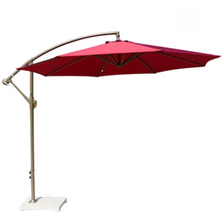 Hot Sale Outdoor Beach Pool Metal Big Sunshade Straight Umbrella