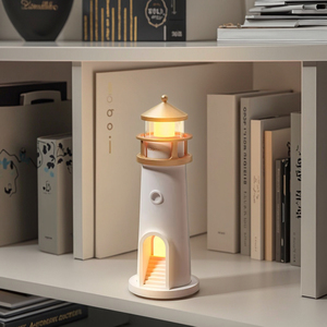 New Creative <strong>Moonlight</strong> Lighthouse Ambient Light <strong>Sleep</strong> Night Lights with PIR Sensor Remote Control Speaker for Birthday Gifts - Product Image 1