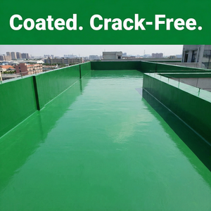Long Lasting UV Resistant Elastic Waterproof Sealing <b>Paint</b> Crack Filling High Durability <b>Coating</b> For Flat Roof Terrace - Product Image 3