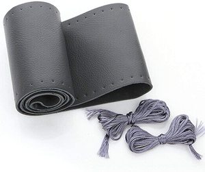 De piel de vaca de DIY de cuero Eco de <span class=keywords><strong>volante</strong></span> de coche cubiertas para los hombres para <span class=keywords><strong>toyota</strong></span> 4runner chevrolet <span class=keywords><strong>toyota</strong></span> camry - Product Image 2