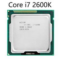 Prosesor CPU Core i7 2600K Generasi ke-2 Intl, CPU Original Grade A Teruji 3.4GHz LGA1155 Untuk Desktop