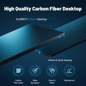 <span class=keywords><strong>Escritorio</strong></span> Gaming RGB con Tira de Luces LED, Mesa de Computadora en <span class=keywords><strong>Forma</strong></span> de <span class=keywords><strong>L</strong></span> Negra, Estación de Trabajo para Gamers - Product Image 2