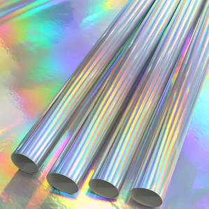 Factory Supplying 120 Microns PVC Holographic Silver Self Adhesive <strong>Vinyl</strong> Eco Solvent UV Latex Printing <strong>Vinyl</strong> - Product Image 3