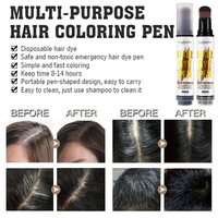 Stylo de coloration capillaire à marque privée pour la couverture des cheveux gris et la teinture des racines, stylo teintant pour dentelle