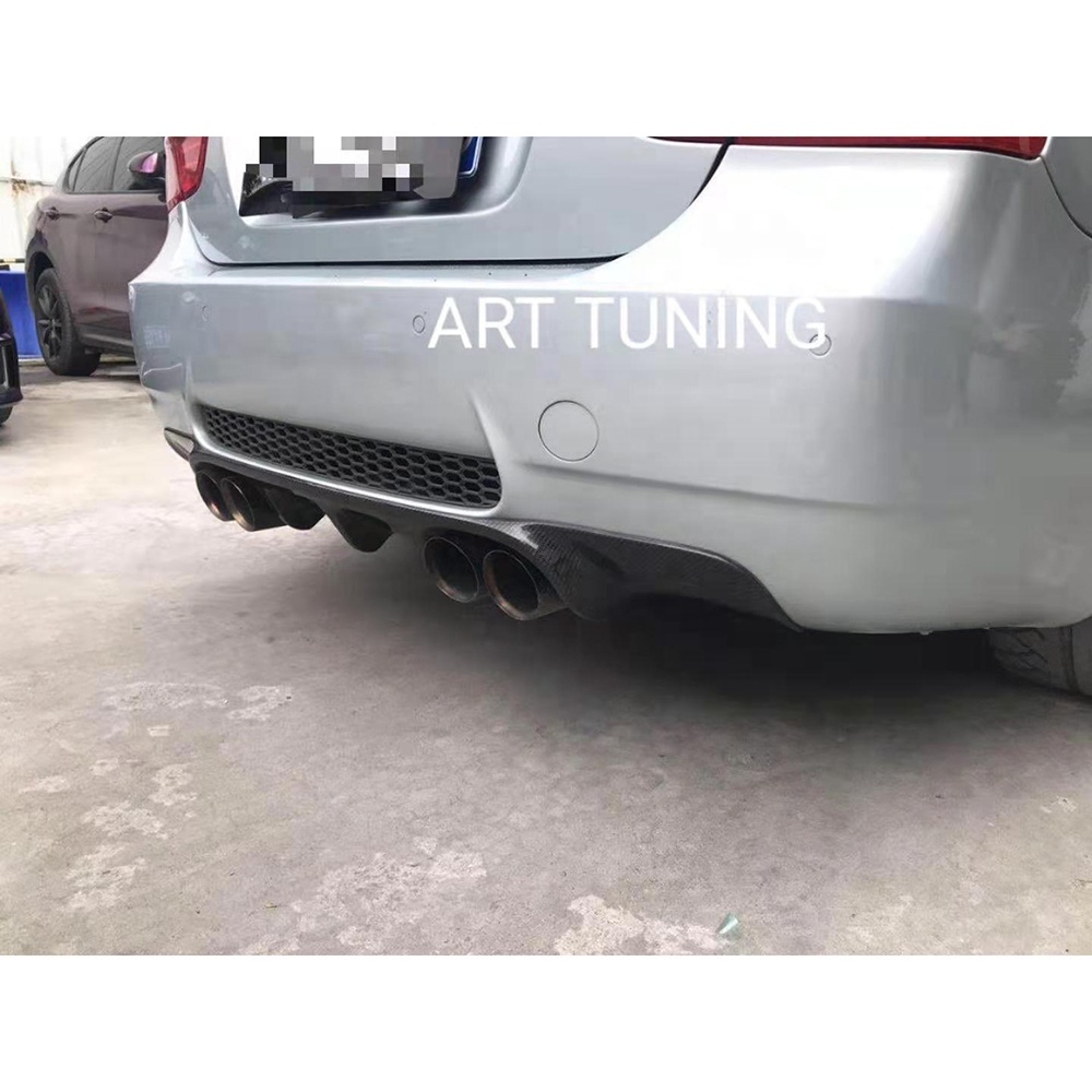 BMW 3シリーズ E90用 M3タイプ カーボンファイバー リアバンパー 