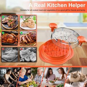 New Manual Plastic <b>Meat</b> & Chicken Shredder Pet Food Tool for Vegetable Tearing Kitchen Tool Separator - Product Image 2