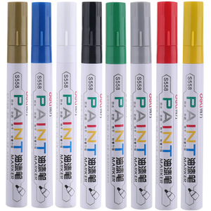 Deli Paint Pen S558 Oil-based <b>Permanent</b> <b>Marker</b> For Car Toys Ornaments Touch-up Graffiti Marking - Product Image 5